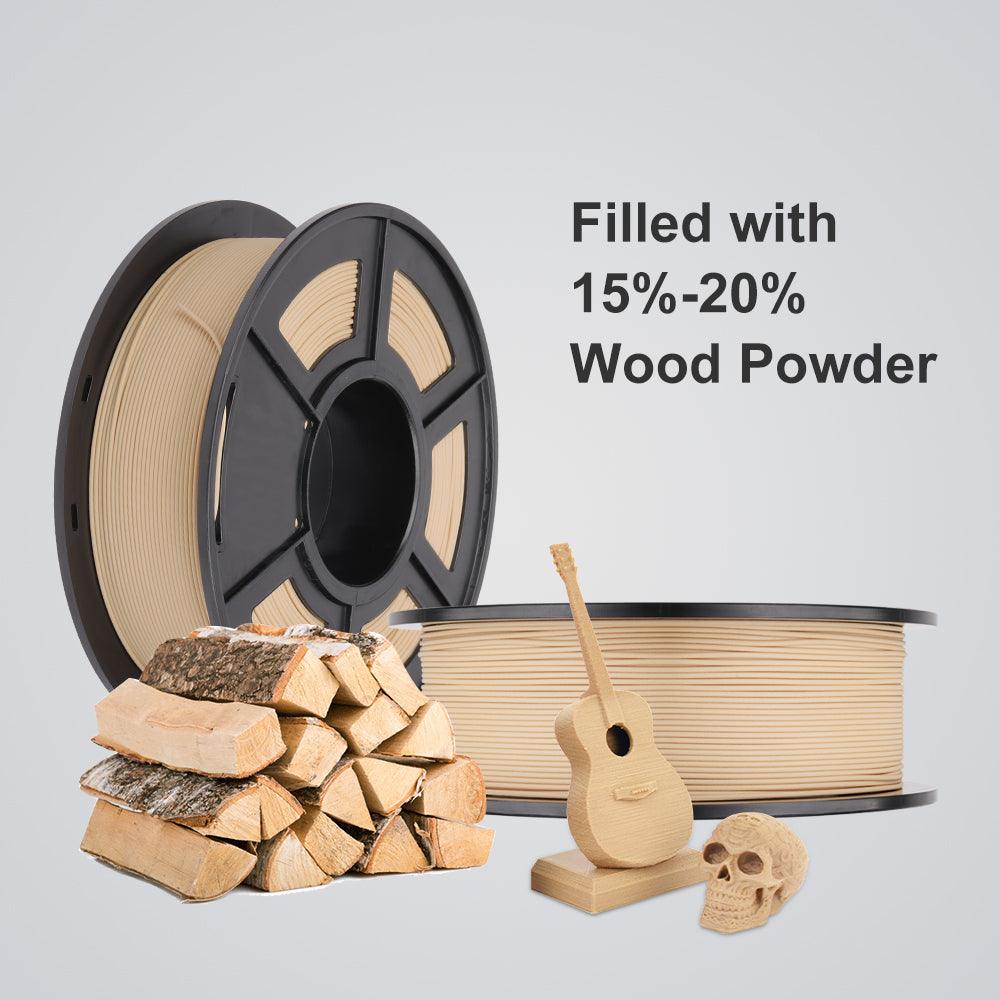 3d drucker holz filament