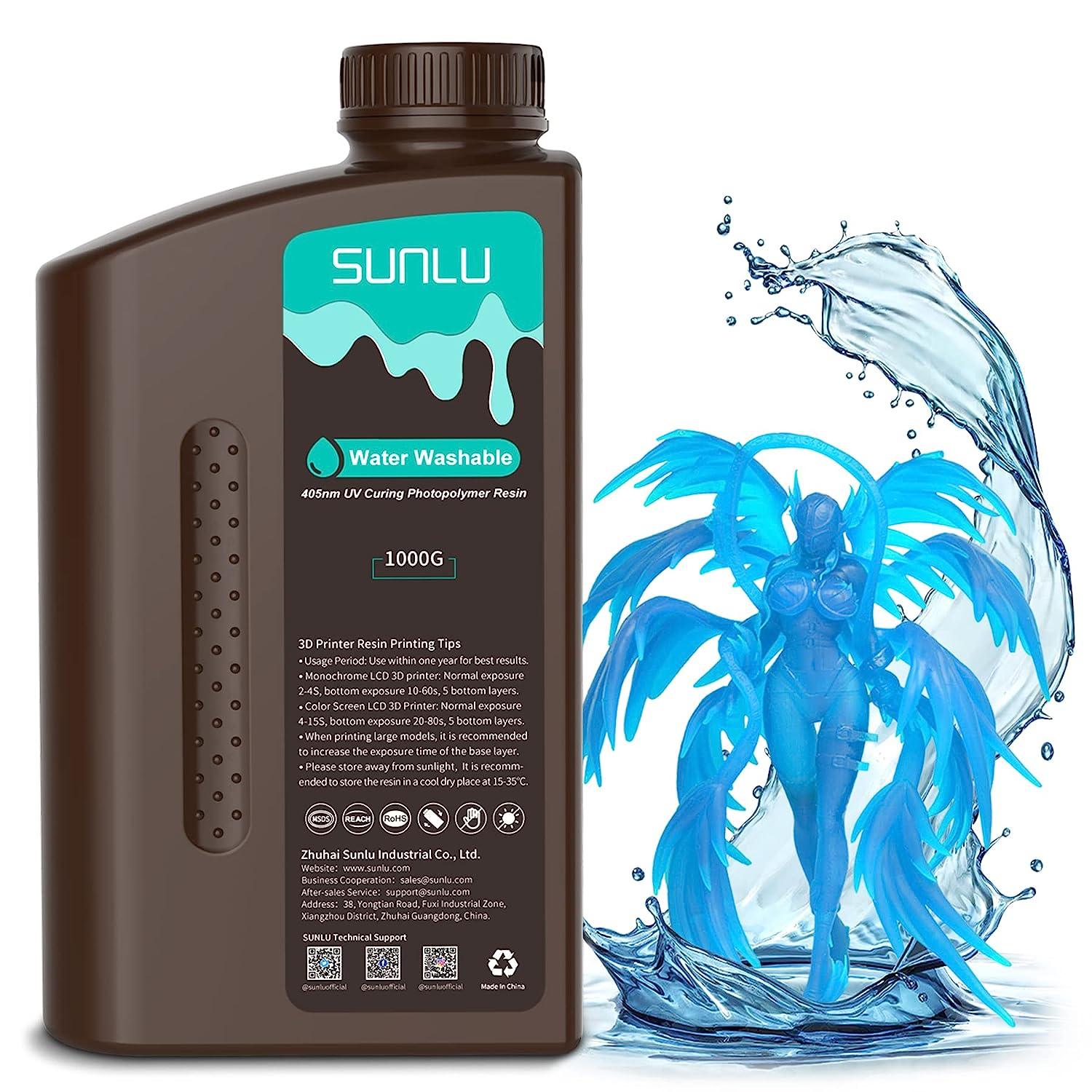 [über 6 Flaschen Bundle-Verkauf] SUNLU Standard-Harz oder Wasser abwaschbares UV-Harz 1000G sunlu.de